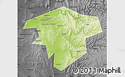 Physical Map of Kugarchinskiy, darken, desaturated