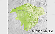 Physical Map of Kugarchinskiy, lighten, desaturated