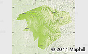 Physical Map of Kugarchinskiy, lighten