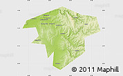 Physical Map of Kugarchinskiy, single color outside