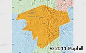 Political Map of Kugarchinskiy, lighten