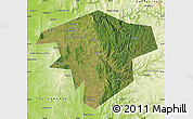 Satellite Map of Kugarchinskiy, physical outside