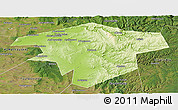 Physical Panoramic Map of Kugarchinskiy, satellite outside