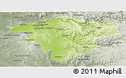 Physical Panoramic Map of Kugarchinskiy, semi-desaturated