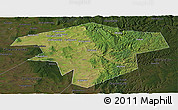 Satellite Panoramic Map of Kugarchinskiy, darken