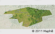 Satellite Panoramic Map of Kugarchinskiy, lighten