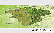 Satellite Panoramic Map of Kugarchinskiy, physical outside