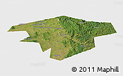Satellite Panoramic Map of Kugarchinskiy, single color outside