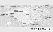 Silver Style Panoramic Map of Kugarchinskiy