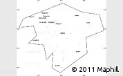 Blank Simple Map of Kugarchinskiy, cropped outside