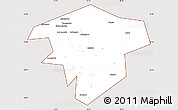 Classic Style Simple Map of Kugarchinskiy, cropped outside