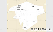 Classic Style Simple Map of Kugarchinskiy, single color outside