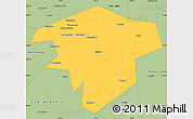 Savanna Style Simple Map of Kugarchinskiy