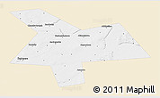 Classic Style 3D Map of Kushnarenkovskiy, single color outside