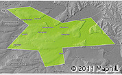 Physical 3D Map of Kushnarenkovskiy, desaturated