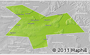 Physical 3D Map of Kushnarenkovskiy, lighten, desaturated