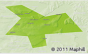 Physical 3D Map of Kushnarenkovskiy, lighten