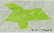 Physical 3D Map of Kushnarenkovskiy, lighten, semi-desaturated