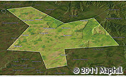 Satellite 3D Map of Kushnarenkovskiy, darken