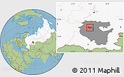 Savanna Style Location Map of Kushnarenkovskiy, highlighted country, highlighted parent region