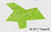 Physical Map of Kushnarenkovskiy, single color outside