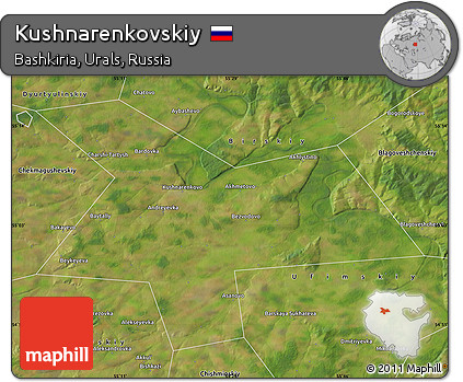 Satellite Map of Kushnarenkovskiy