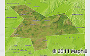 Satellite Map of Kushnarenkovskiy, physical outside