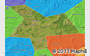 Satellite Map of Kushnarenkovskiy, political outside