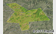 Satellite Map of Kushnarenkovskiy, semi-desaturated