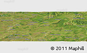 Satellite Panoramic Map of Kushnarenkovskiy