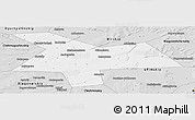 Silver Style Panoramic Map of Kushnarenkovskiy