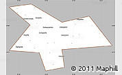 Gray Simple Map of Kushnarenkovskiy, cropped outside