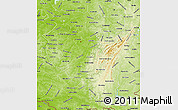 Physical Map of Bashkiria