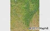 Satellite Map of Bashkiria