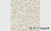 Shaded Relief Map of Bashkiria