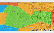 Political 3D Map of Meleuzskiy