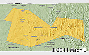 Savanna Style 3D Map of Meleuzskiy