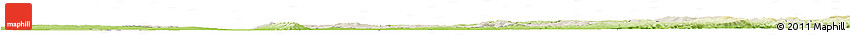 Shaded Relief Horizon Map of Meleuzskiy, physical outside Shaded Relief Horizon Map of Meleuzskiy, physical outside