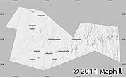 Gray Map of Meleuzskiy, single color outside