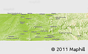 Physical Panoramic Map of Meleuzskiy