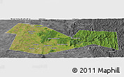 Satellite Panoramic Map of Meleuzskiy, desaturated