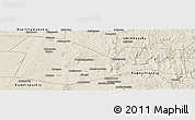 Shaded Relief Panoramic Map of Meleuzskiy
