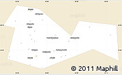 Classic Style Simple Map of Meleuzskiy, single color outside