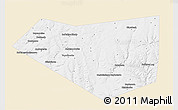 Classic Style 3D Map of Mishkinskiy, single color outside
