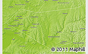 Physical 3D Map of Mishkinskiy