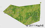 Satellite 3D Map of Mishkinskiy, cropped outside