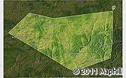 Satellite 3D Map of Mishkinskiy, darken