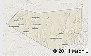Shaded Relief 3D Map of Mishkinskiy, lighten
