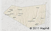 Shaded Relief 3D Map of Mishkinskiy, lighten, semi-desaturated