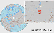 Gray Location Map of Mishkinskiy